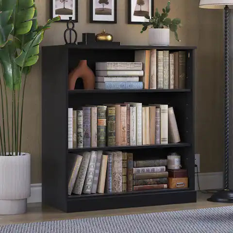 Midnight Solid Wood Bookshelf