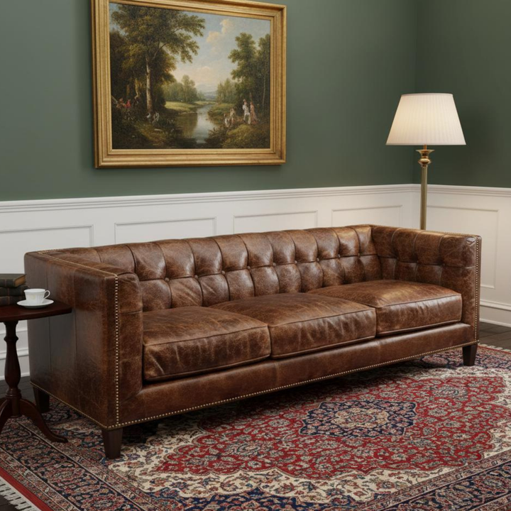 The Sterling Tufted Sofa