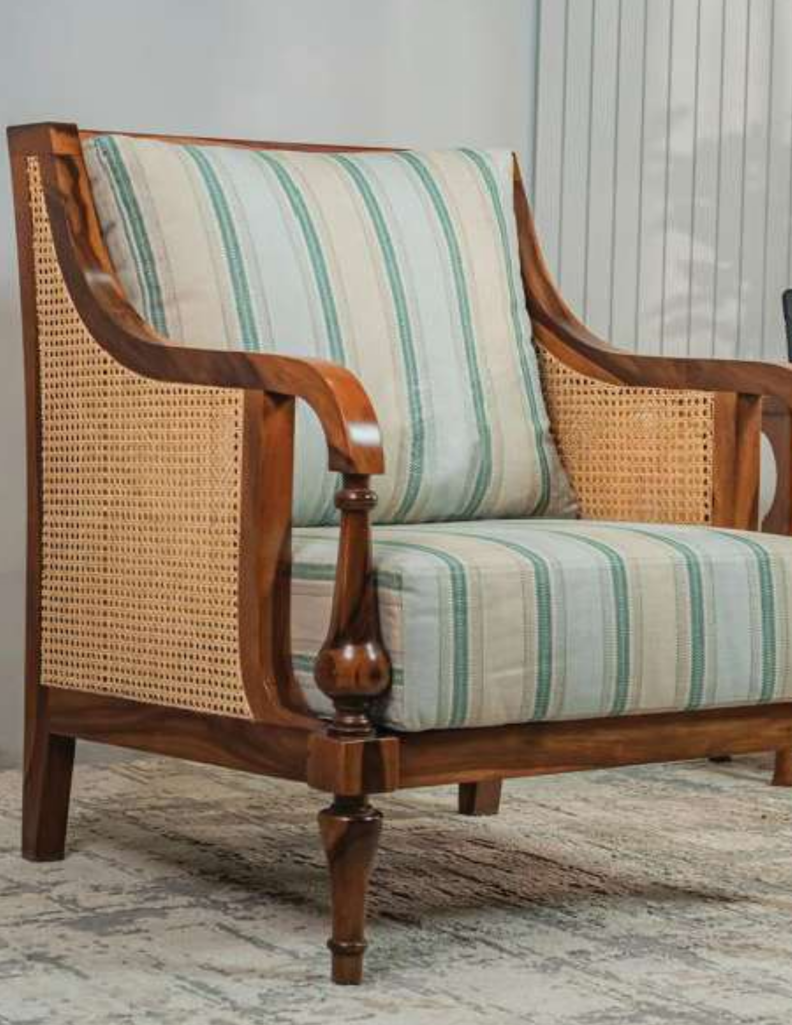 The Heritage Quilted Barrel Chair