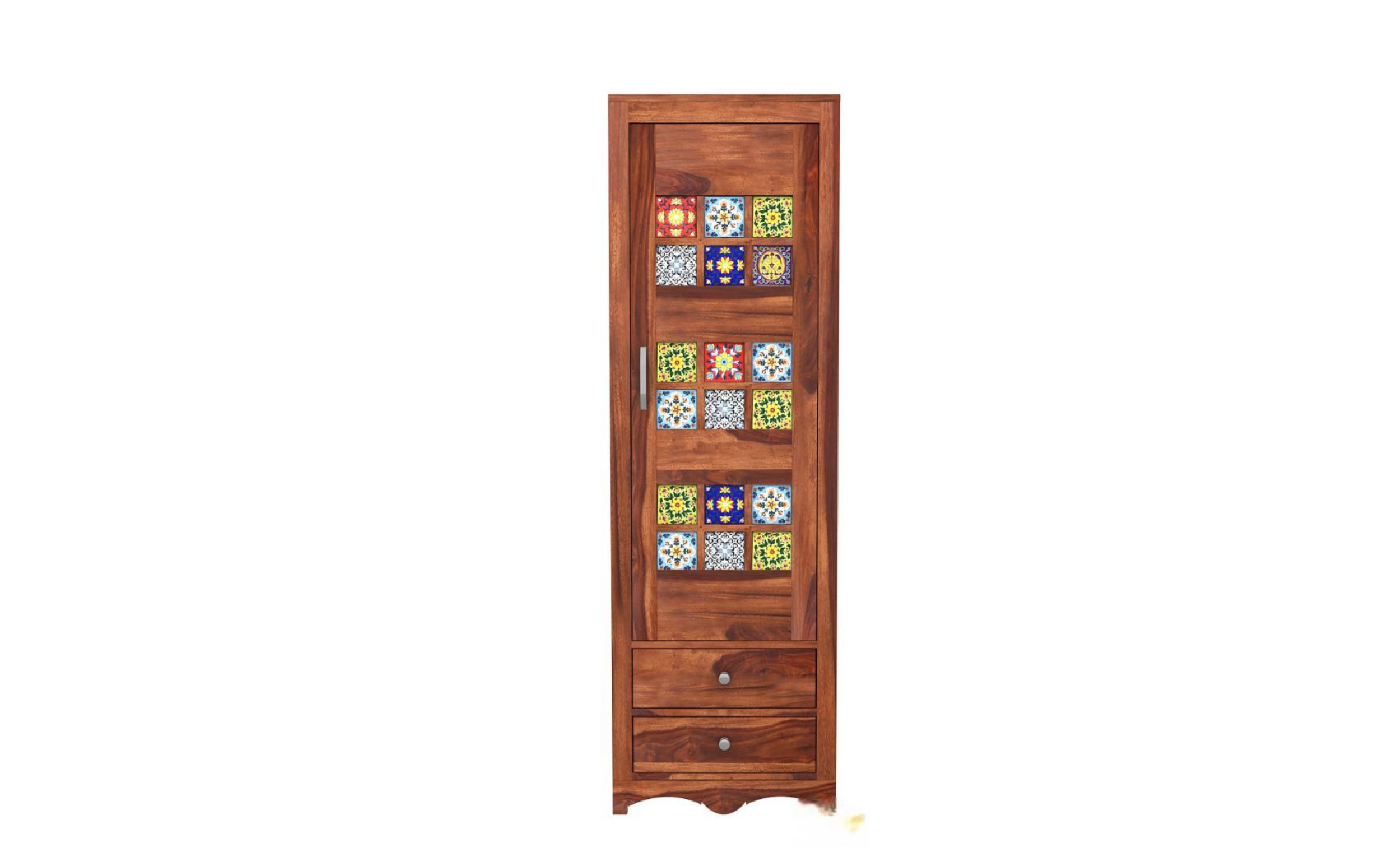 The Artisan Tiled Single-Door Wardrobe