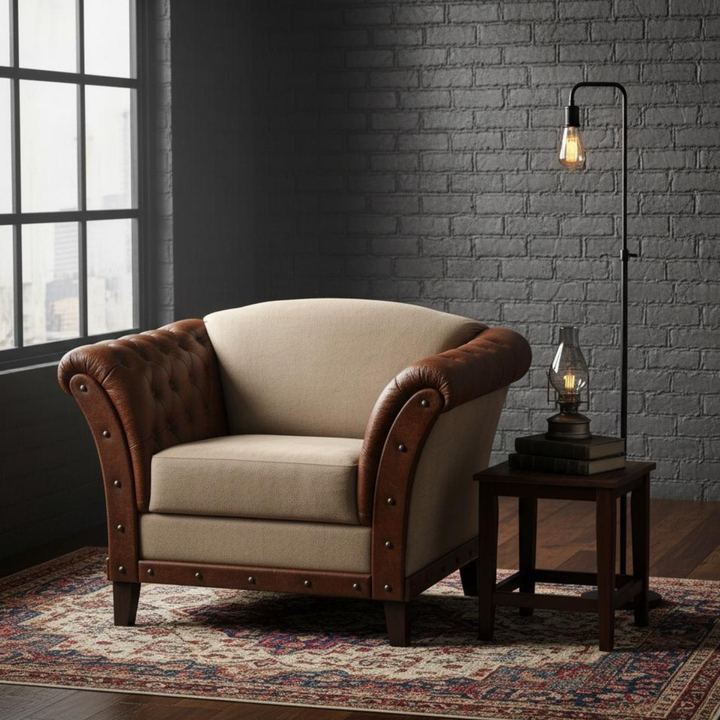 The Heritage Mixed-Media Club Sofa