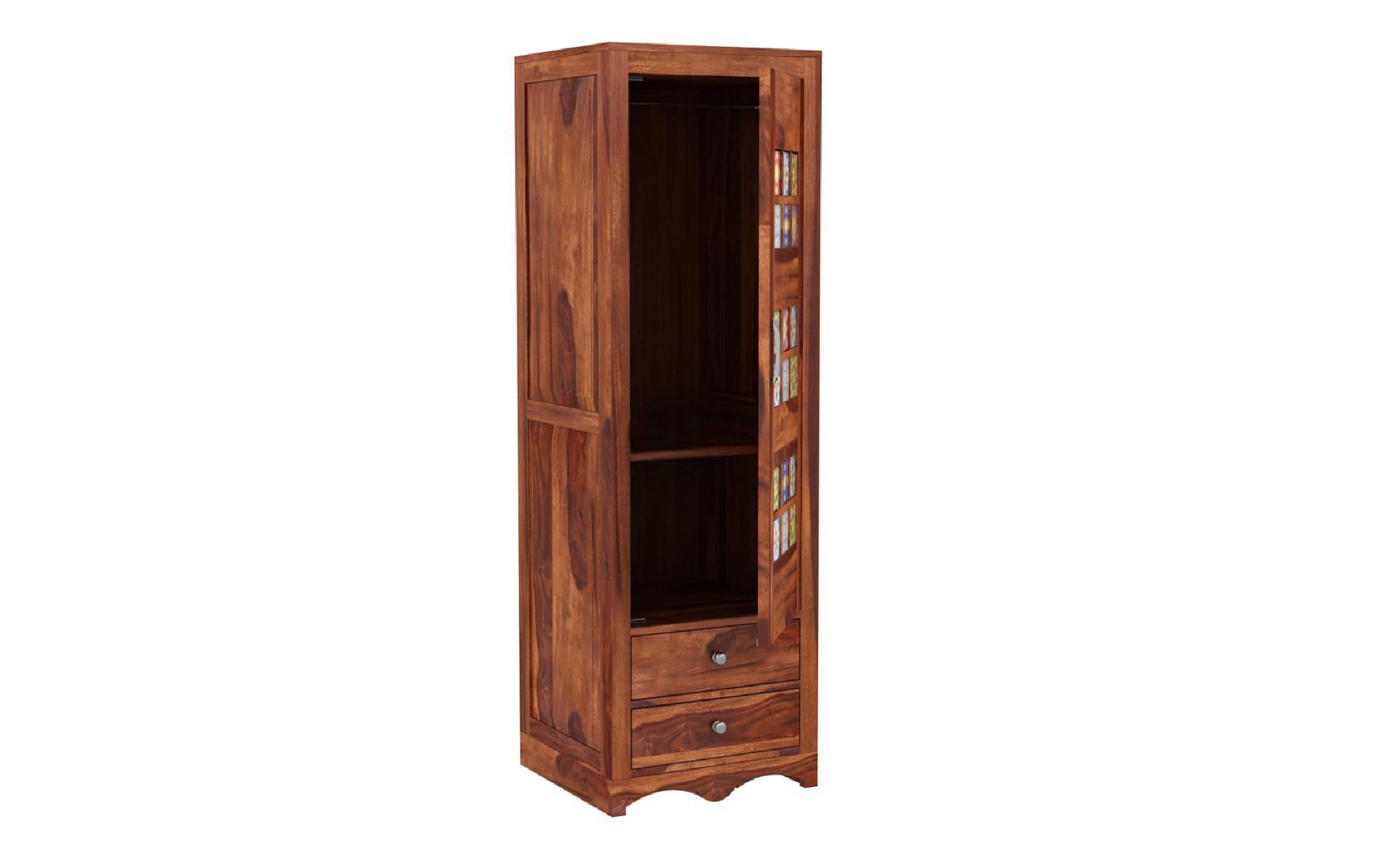 The Artisan Tiled Single-Door Wardrobe