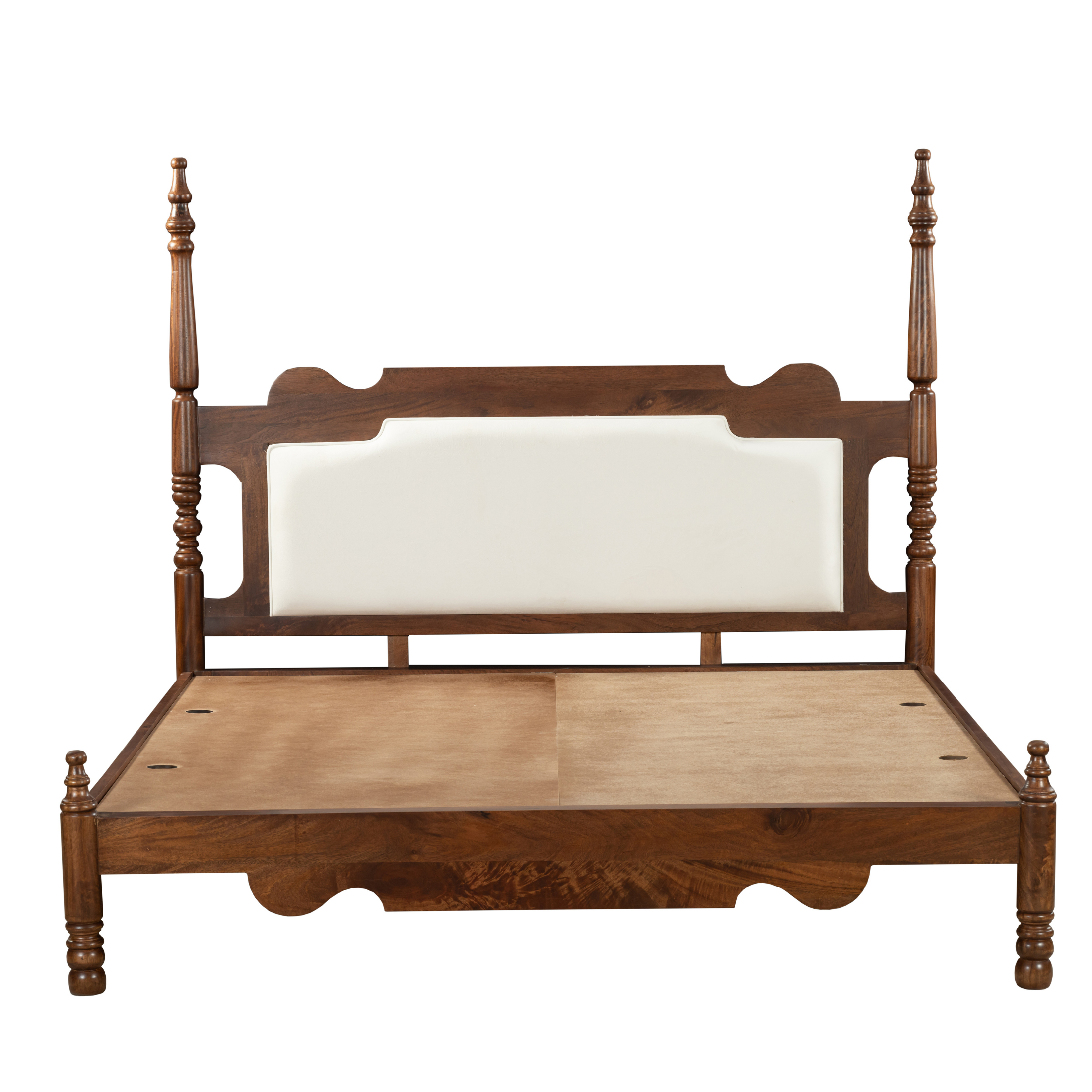 Vintage Crestwood Bedframe: A Minimalist Echo of Timeless Craft