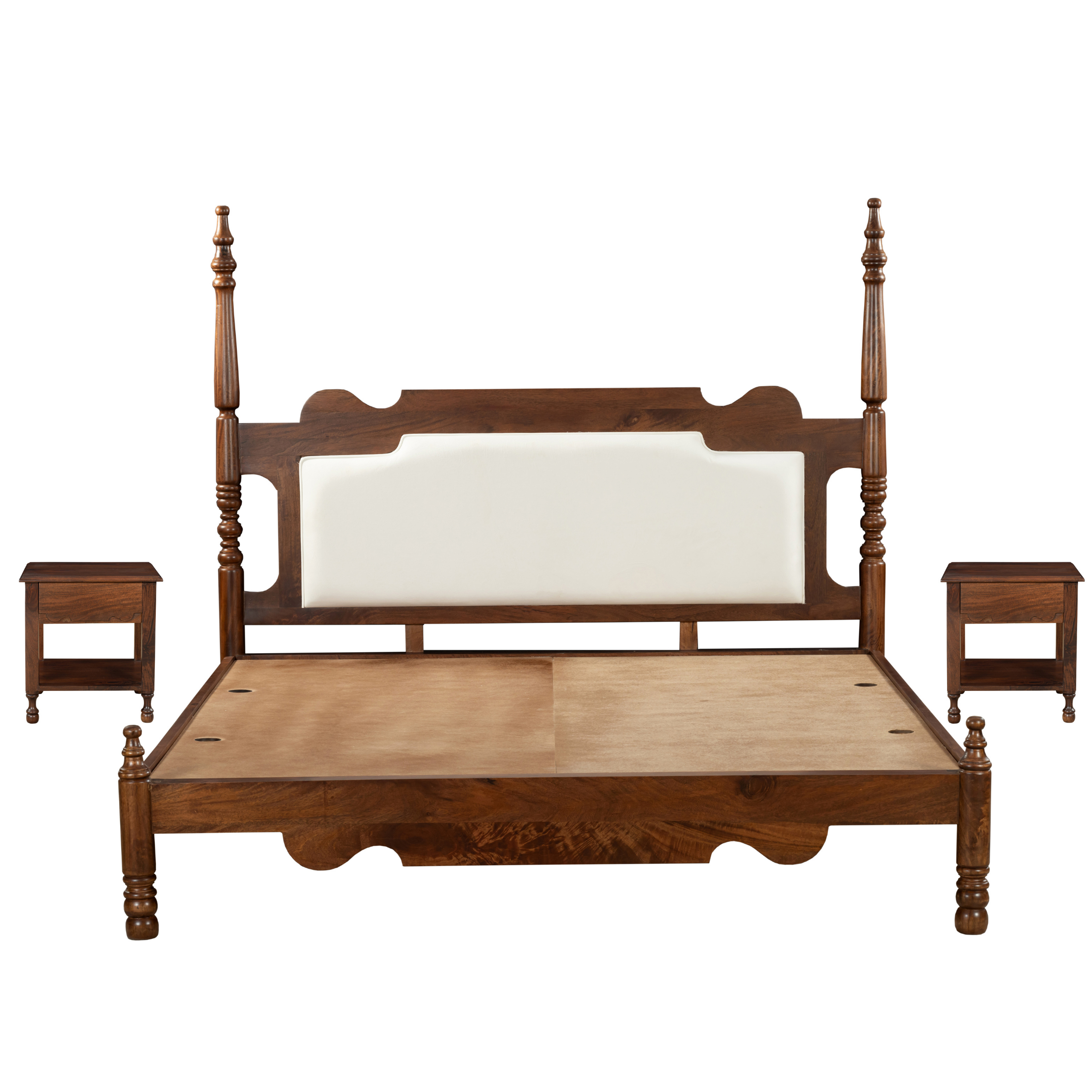 Vintage Crestwood Bedframe: A Minimalist Echo of Timeless Craft