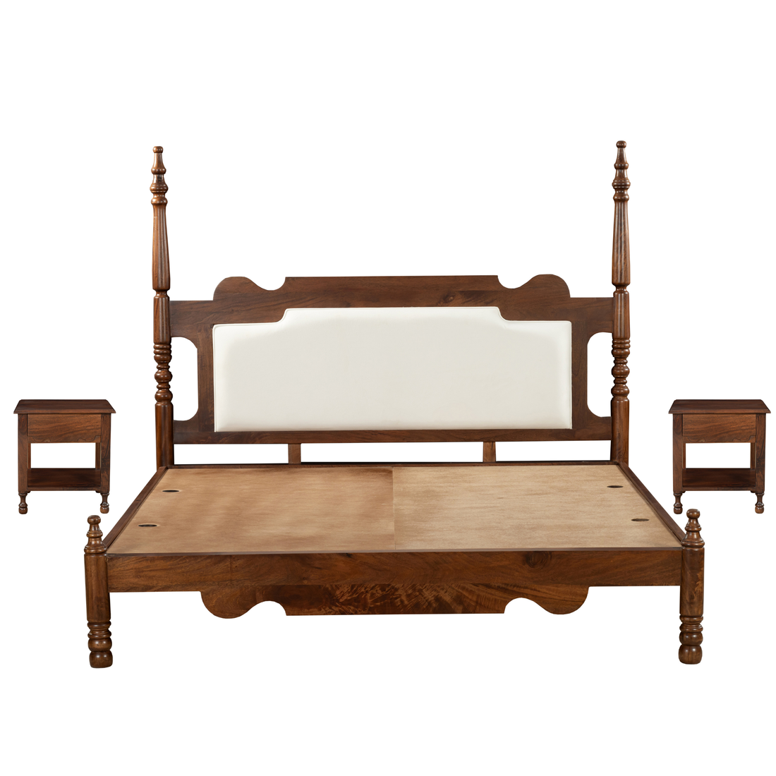 Vintage Crestwood Bedframe: A Minimalist Echo of Timeless Craft