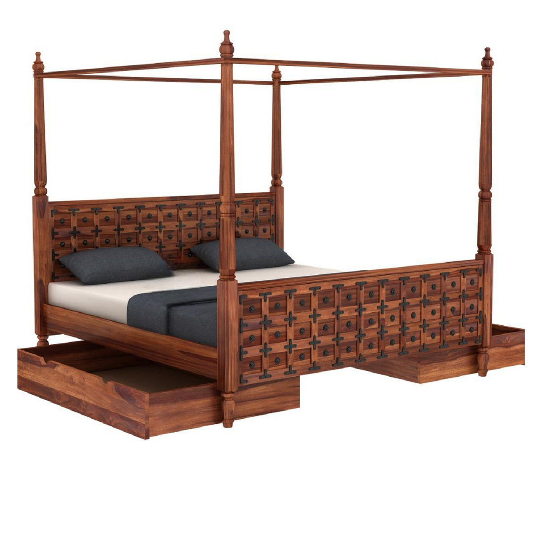 The Artisan Jali Poster Bed