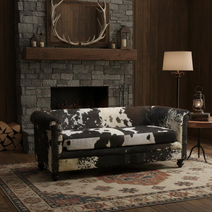 The Saffron Quilted Settee