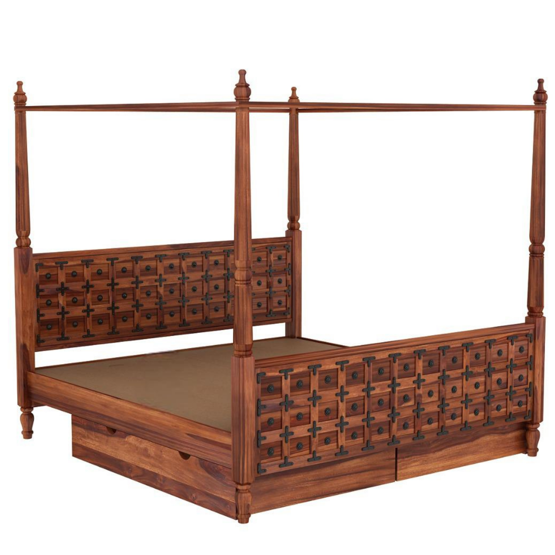 The Artisan Jali Poster Bed