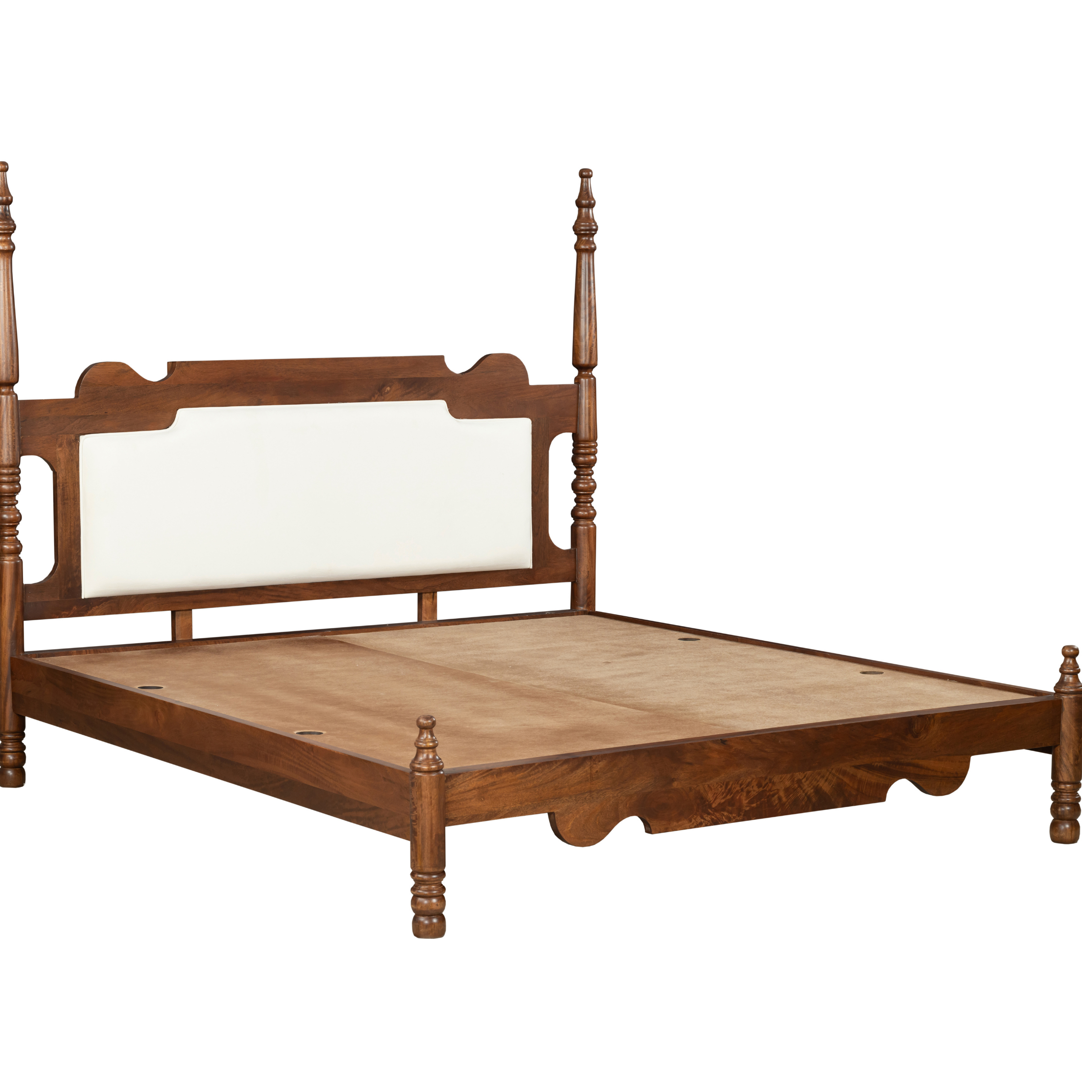 Vintage Crestwood Bedframe: A Minimalist Echo of Timeless Craft