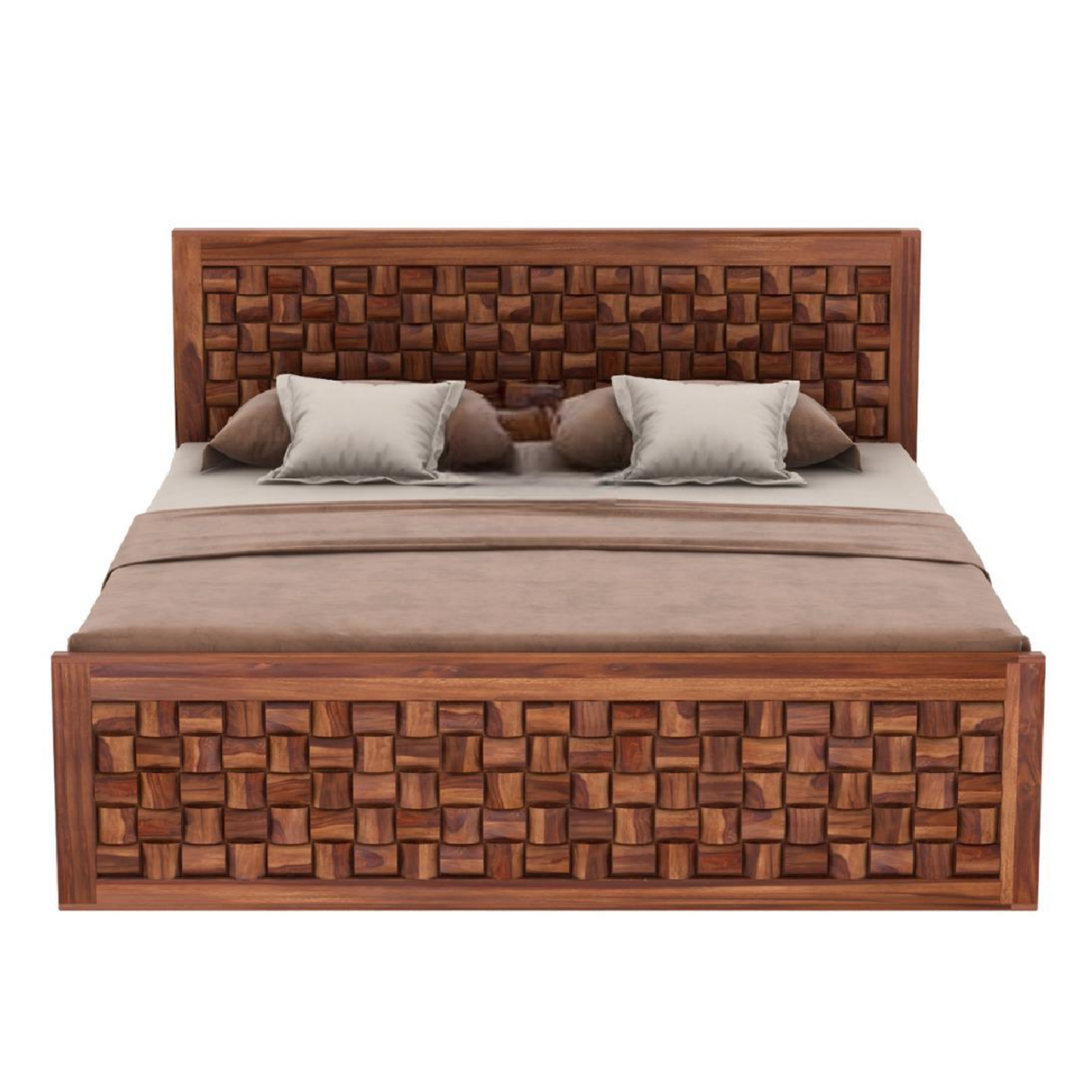The Artisan Mosaic Basket-Weave Bed