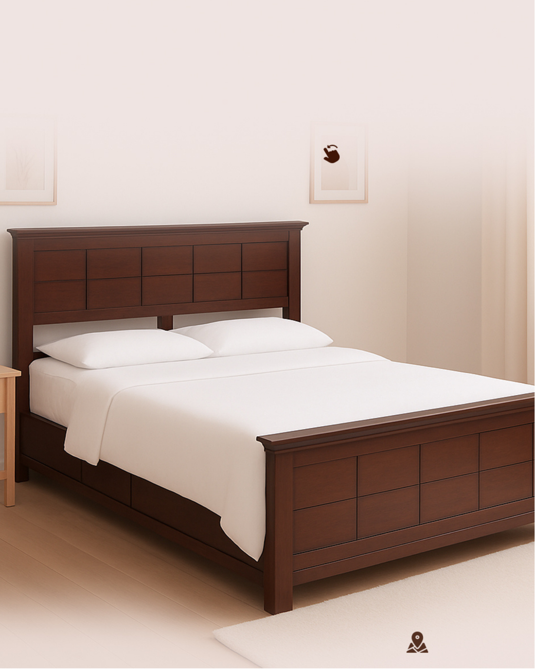 Regal Mahogany Slotted Bed
