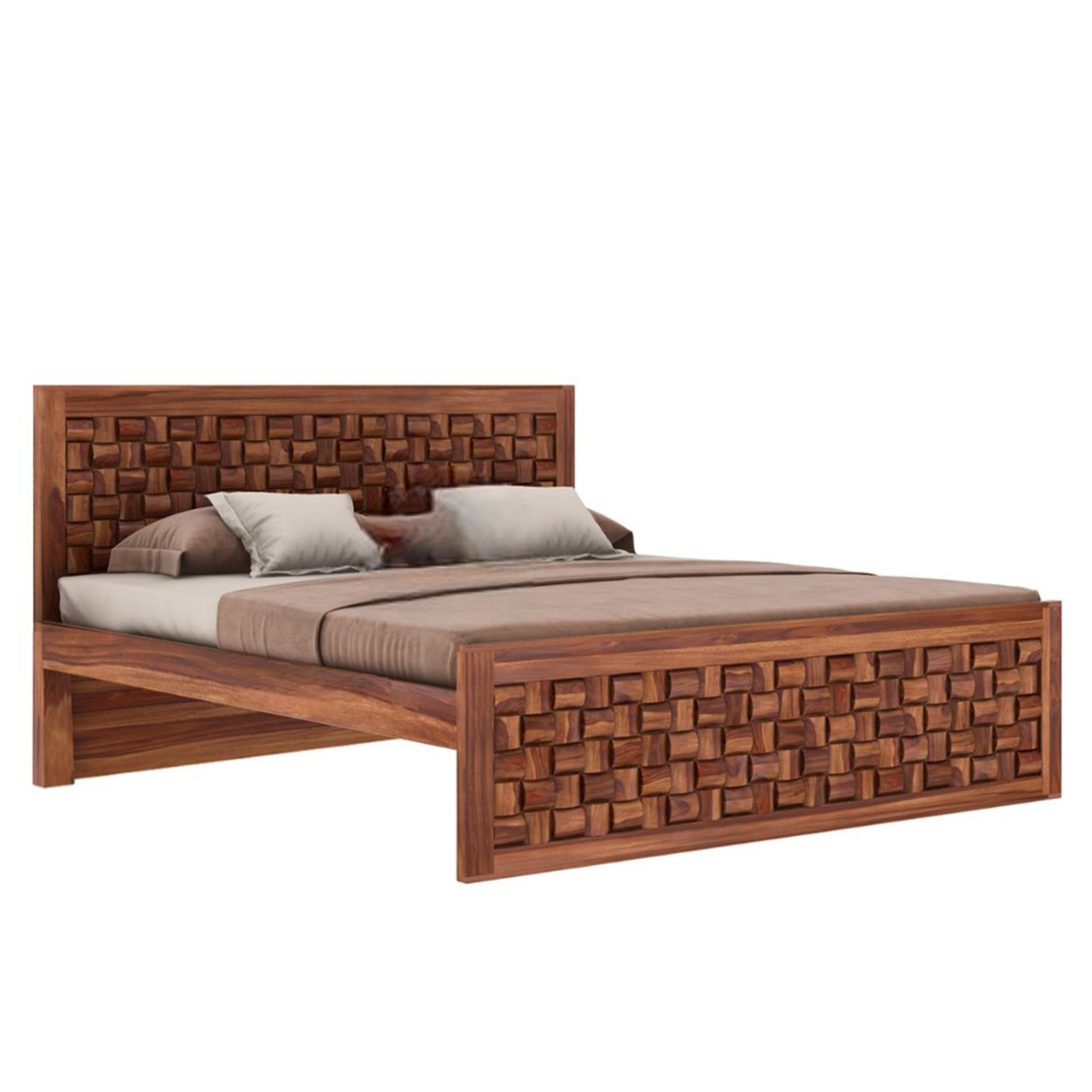 The Artisan Mosaic Basket-Weave Bed