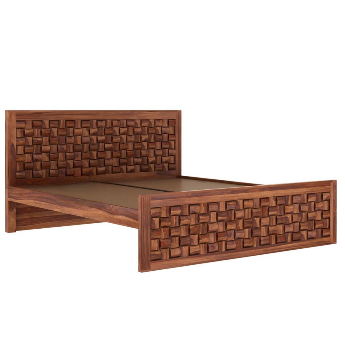 The Artisan Mosaic Basket-Weave Bed