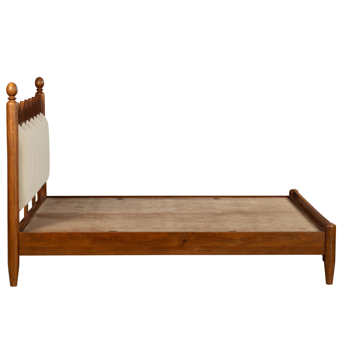 Scallop Haven Bedframe: A Soft Symphony of Curves & Comfort