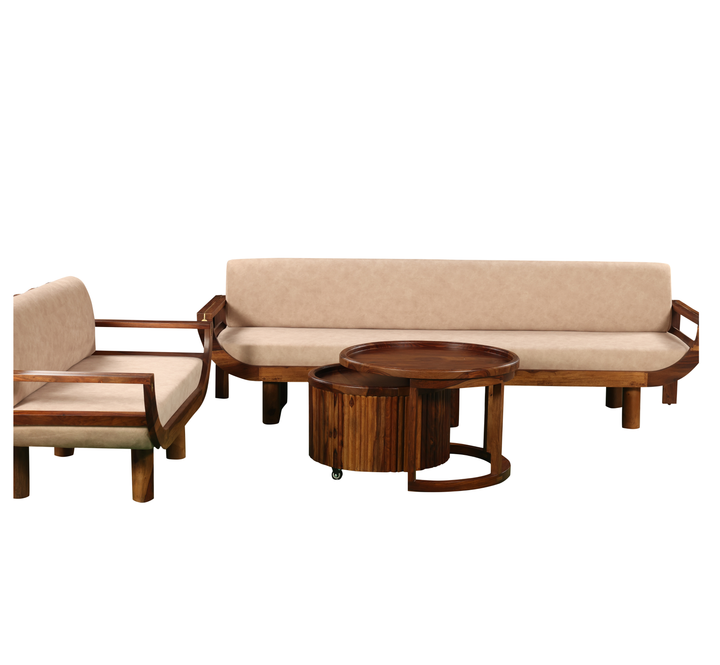 Ivory Crest Living Set: A Cohesive Statement of Comfort & Craft