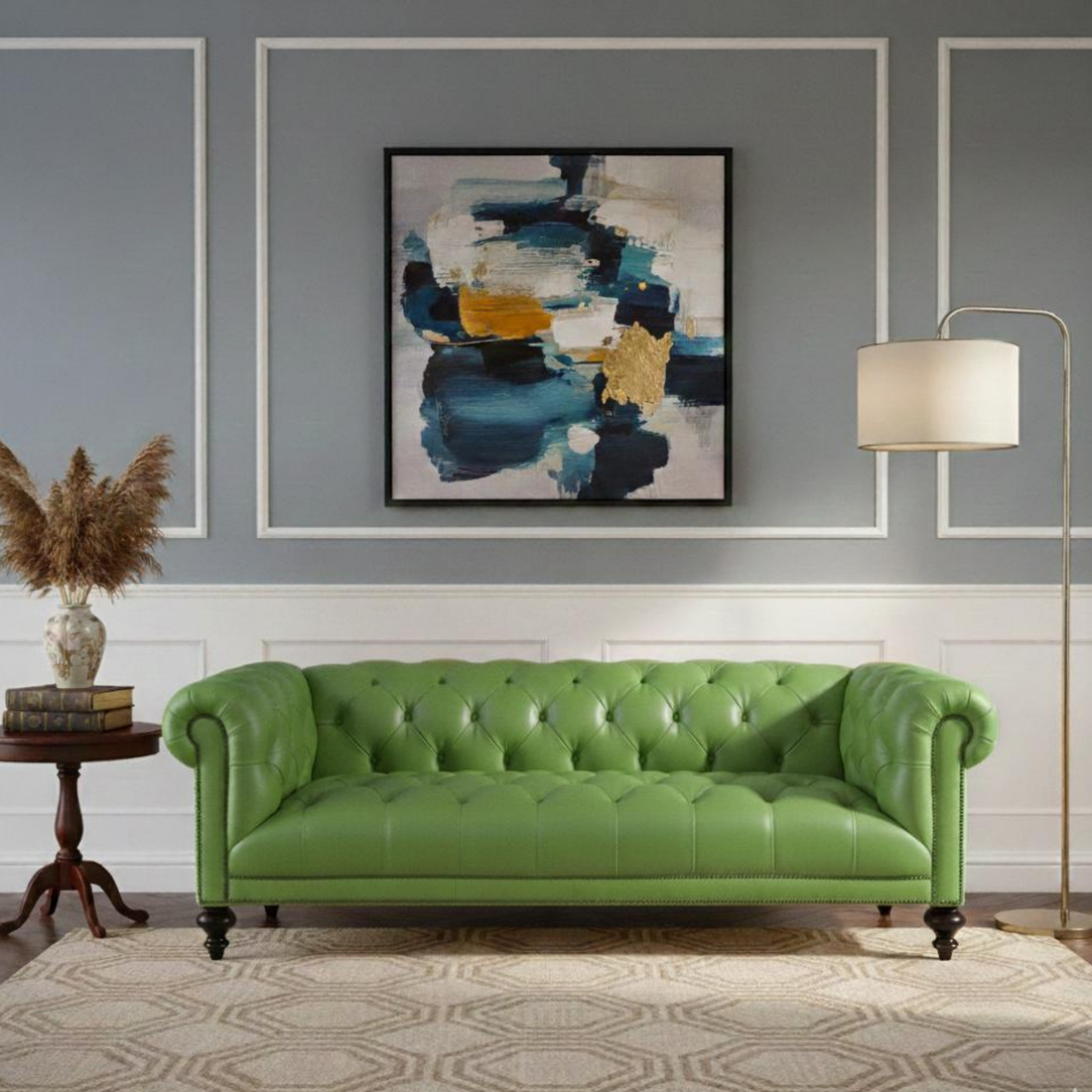 The Emerald Tufted Chesterfield Sofa