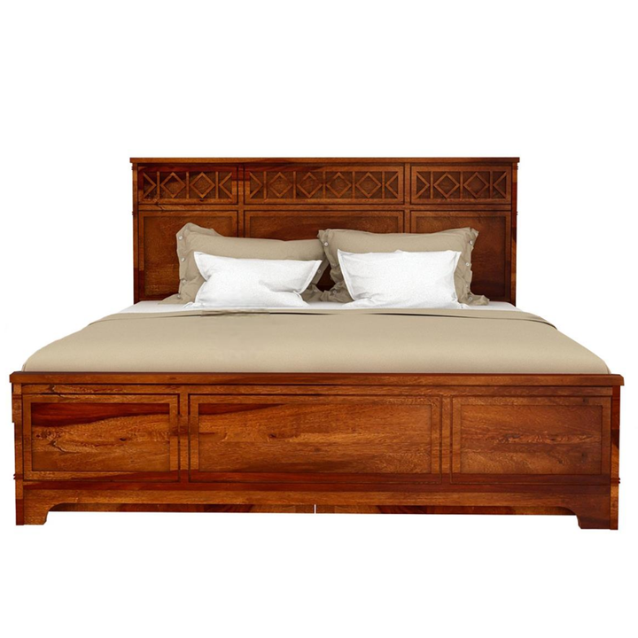 The Artisan Lattice Storage Bed