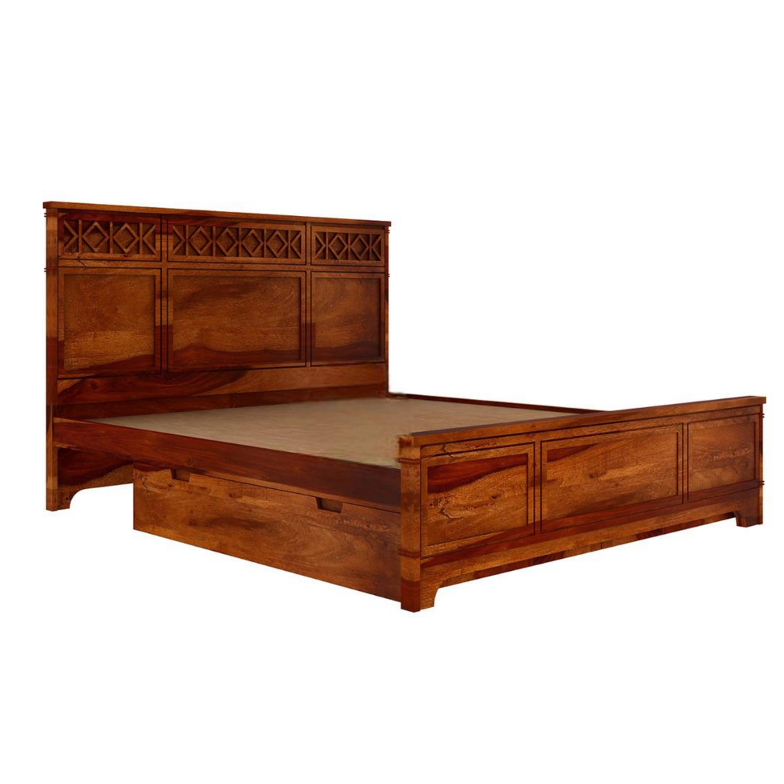 The Artisan Lattice Storage Bed