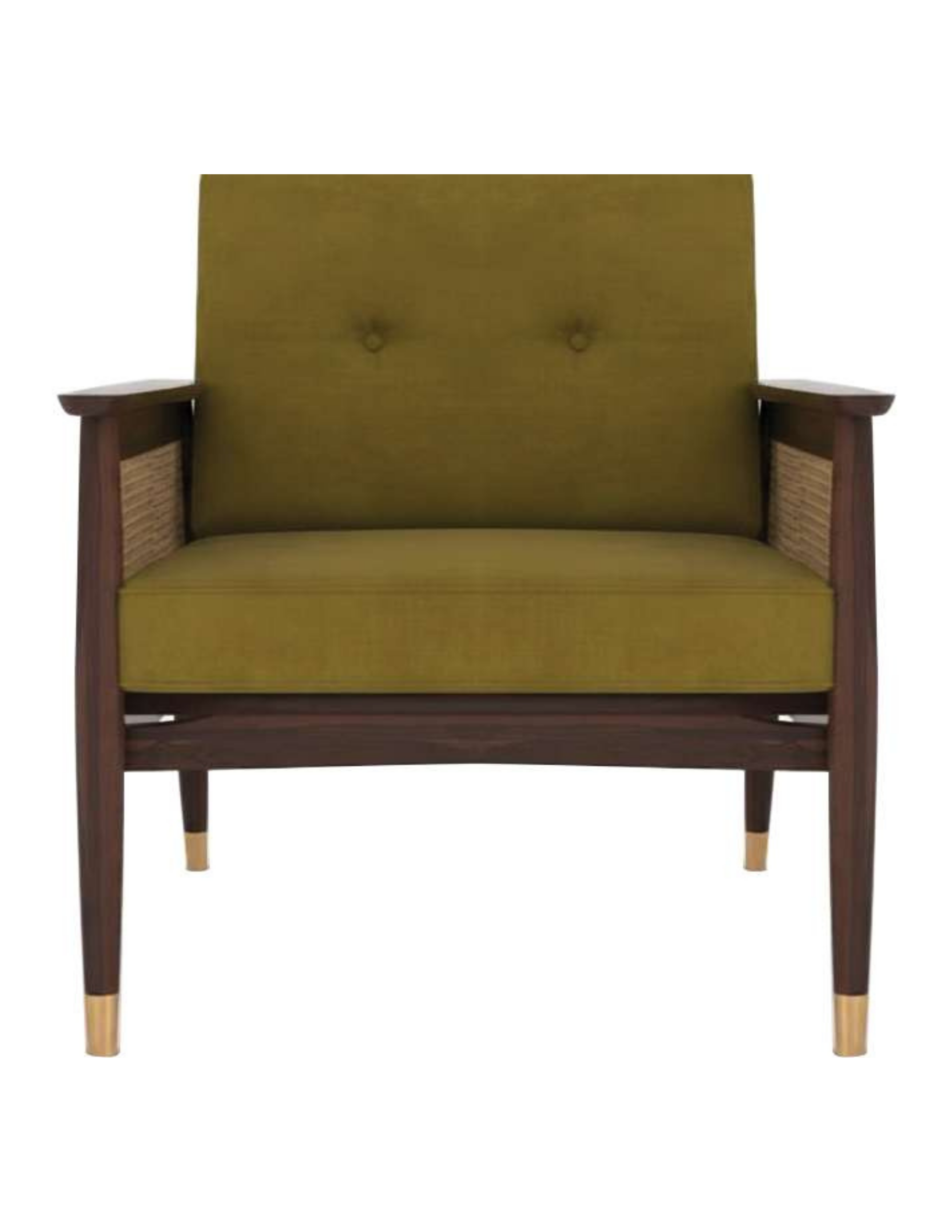 The Azure Cane-Sided Lounge Chair