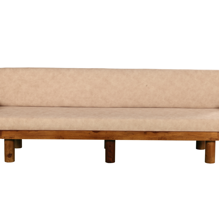 Ivory Crest Lounge Sofa: A Timeless Expression of Comfort & Craft