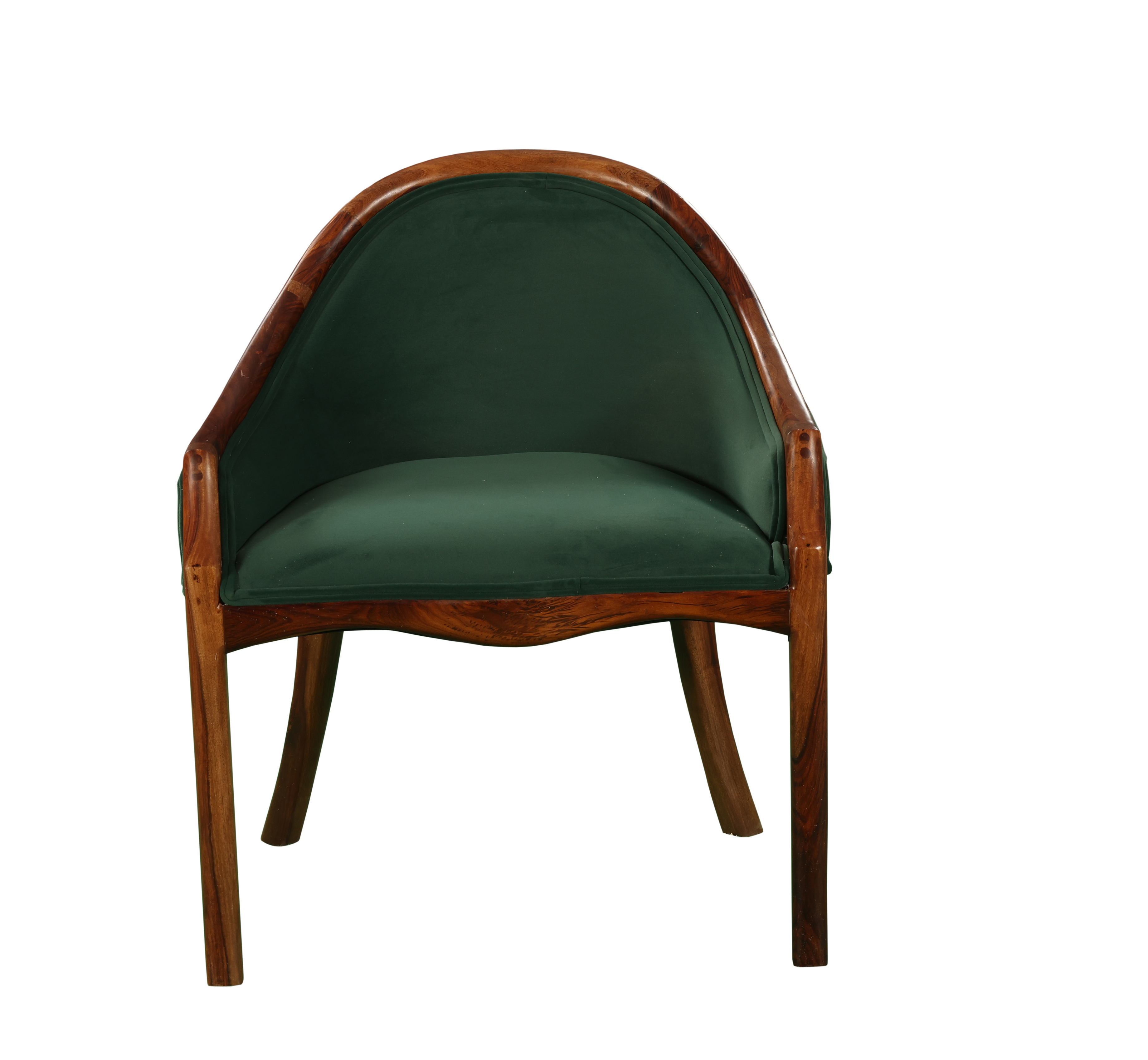 Emerald Curve Lounge Chair: A Luxurious Blend of Elegance & Comfort
