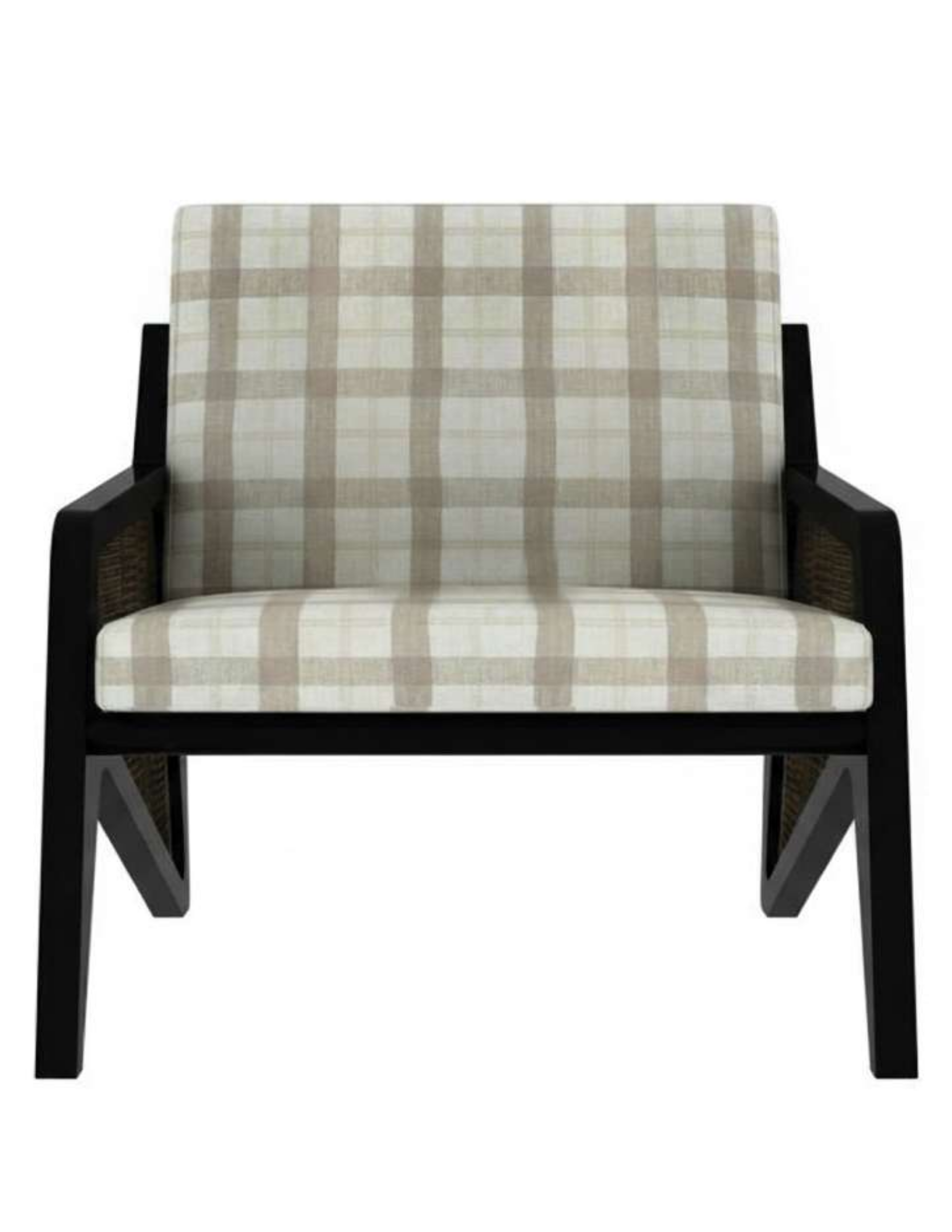 The Highland Checkered Lounge Chair