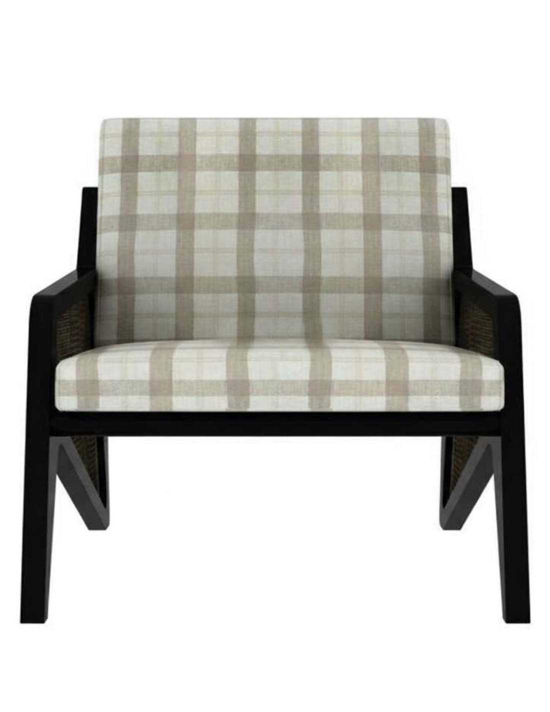 The Highland Checkered Lounge Chair
