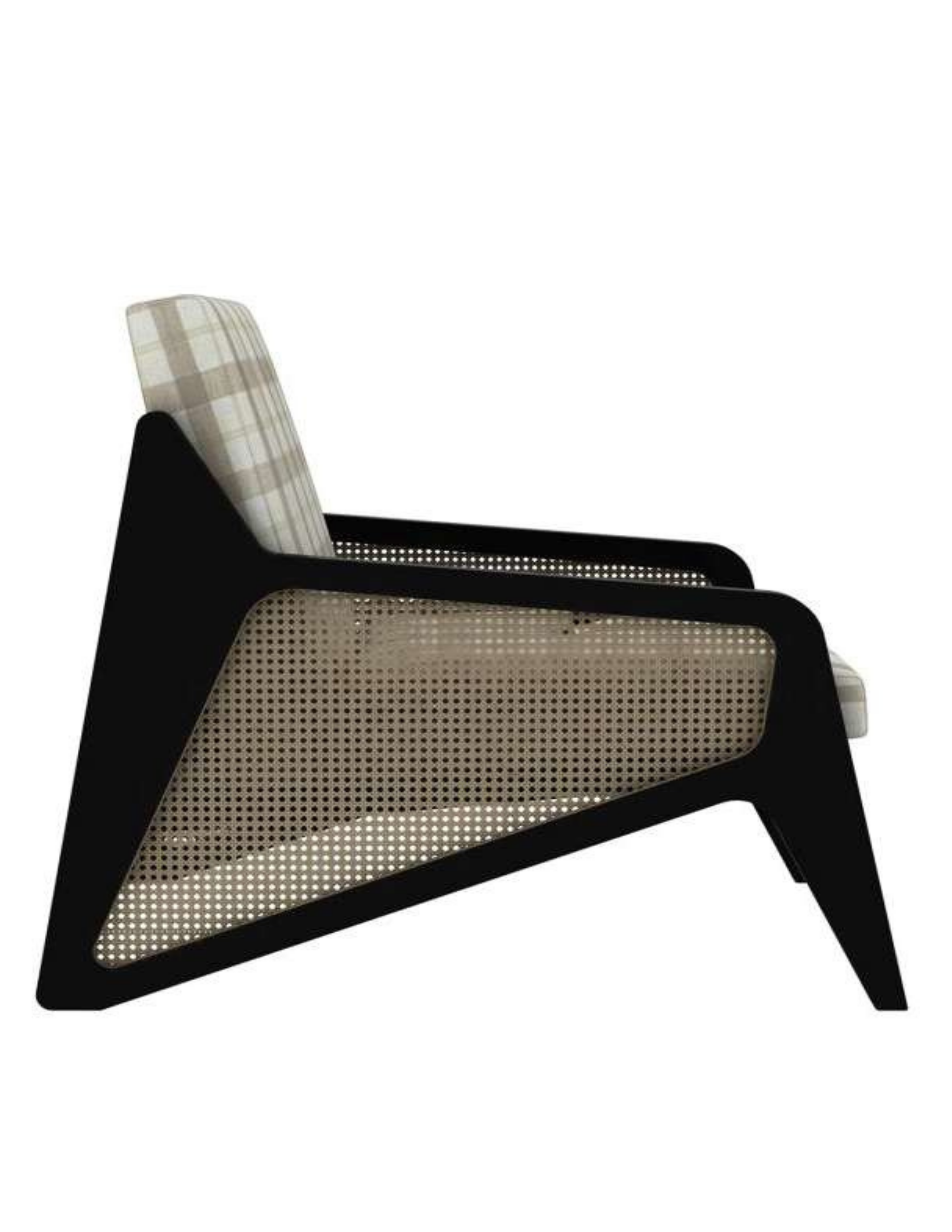 The Highland Checkered Lounge Chair