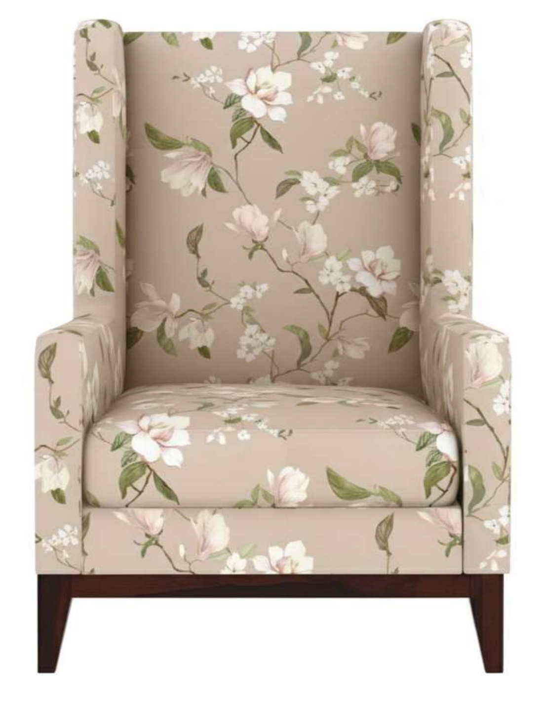 The Magnolia Blossom Wingback Chair