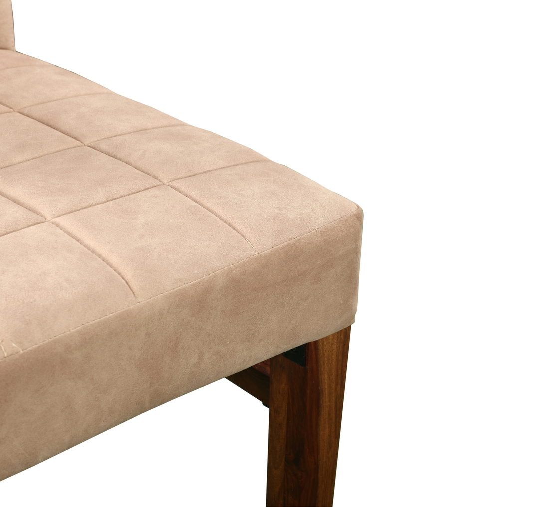 Ivory Crest Dining Chair: A Refined Union of Comfort & Craft