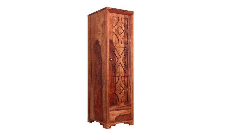 The Garrison Geometric-Carved Wardrobe