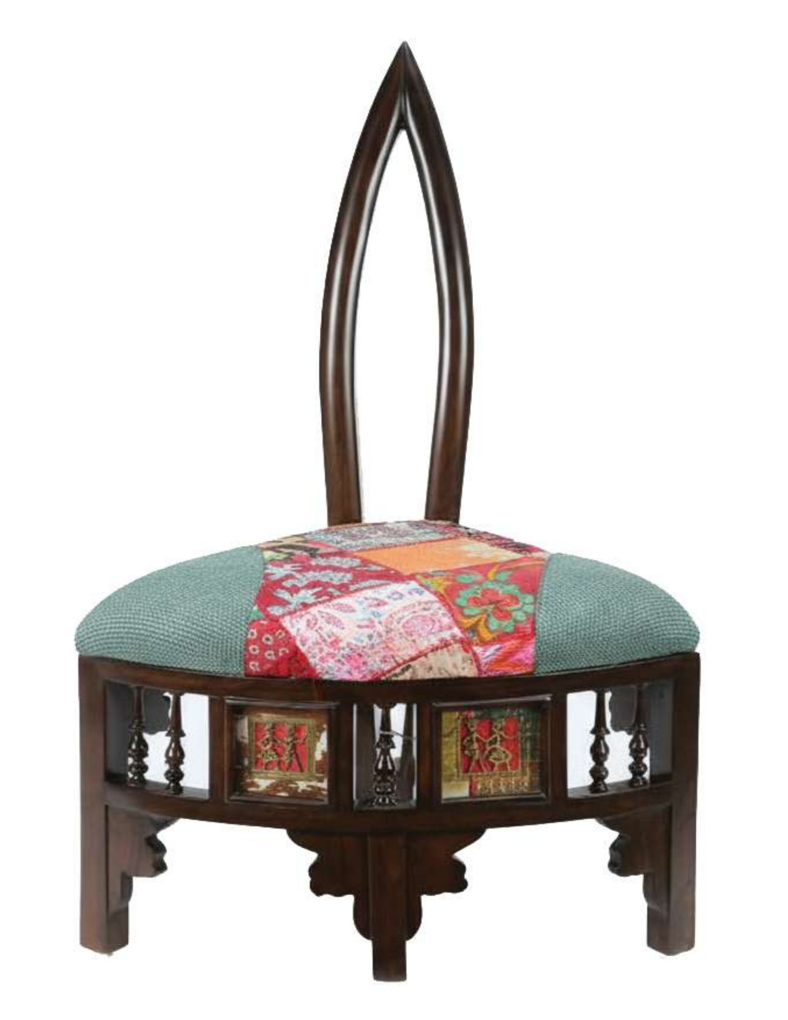 The Bohemian Patchwork Slipper Chair