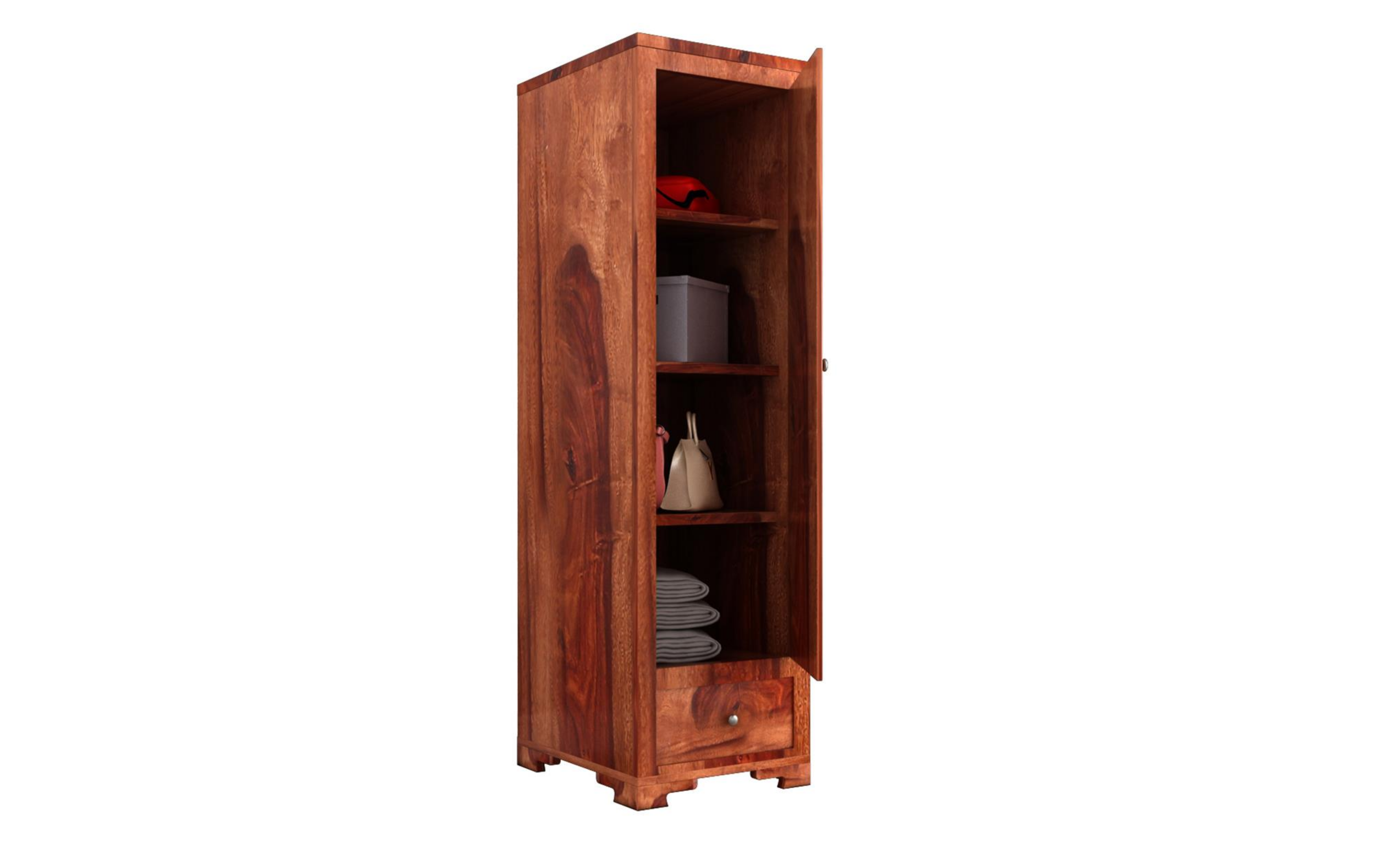 The Garrison Geometric-Carved Wardrobe