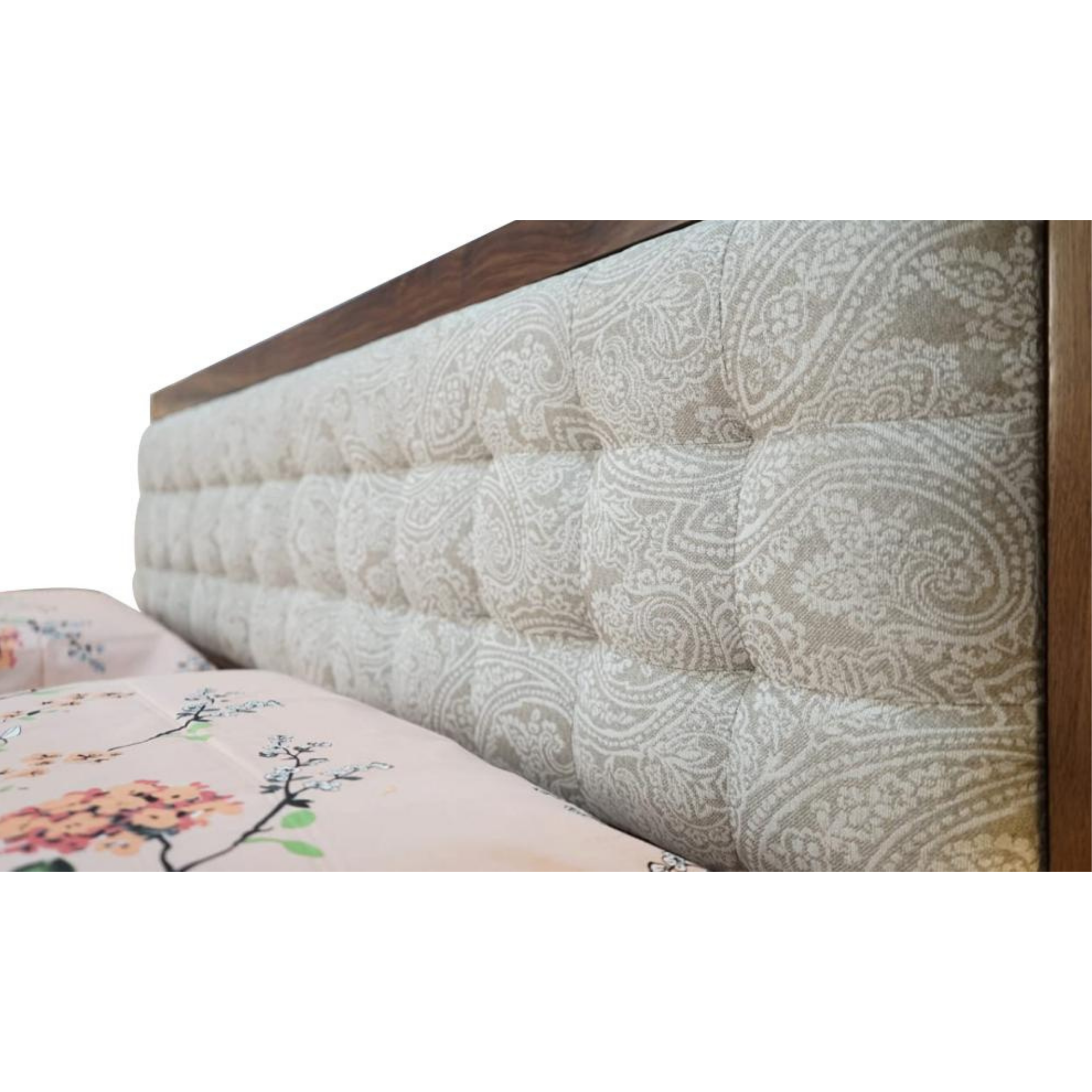 The Artisan Paisley Upholstered Bed