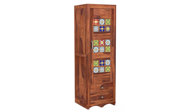 The Artisan Tiled Single-Door Wardrobe