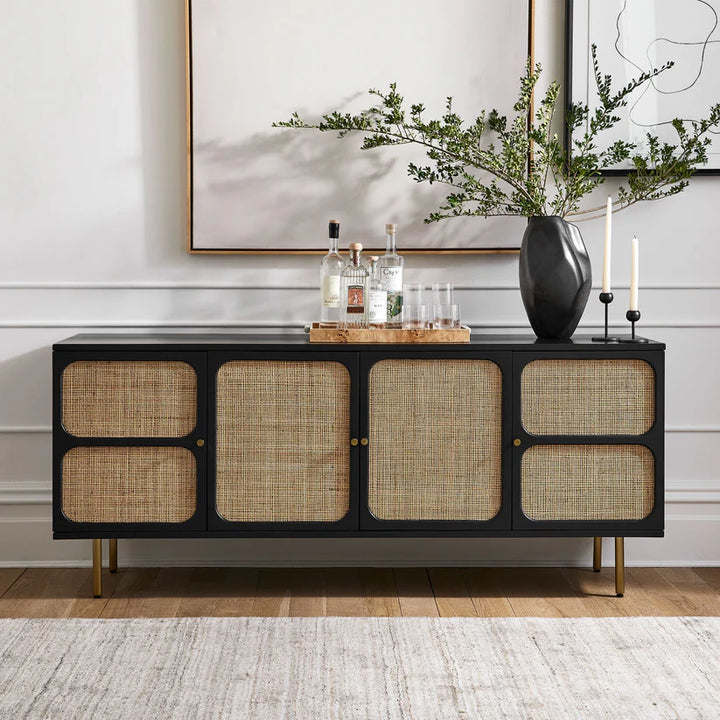 Cane Accent Consol Sideboard