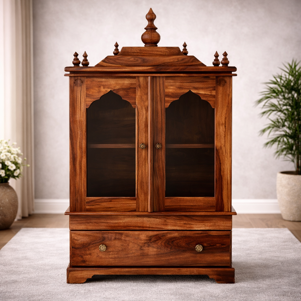 The Artisan Heritage Cabinet Mandir