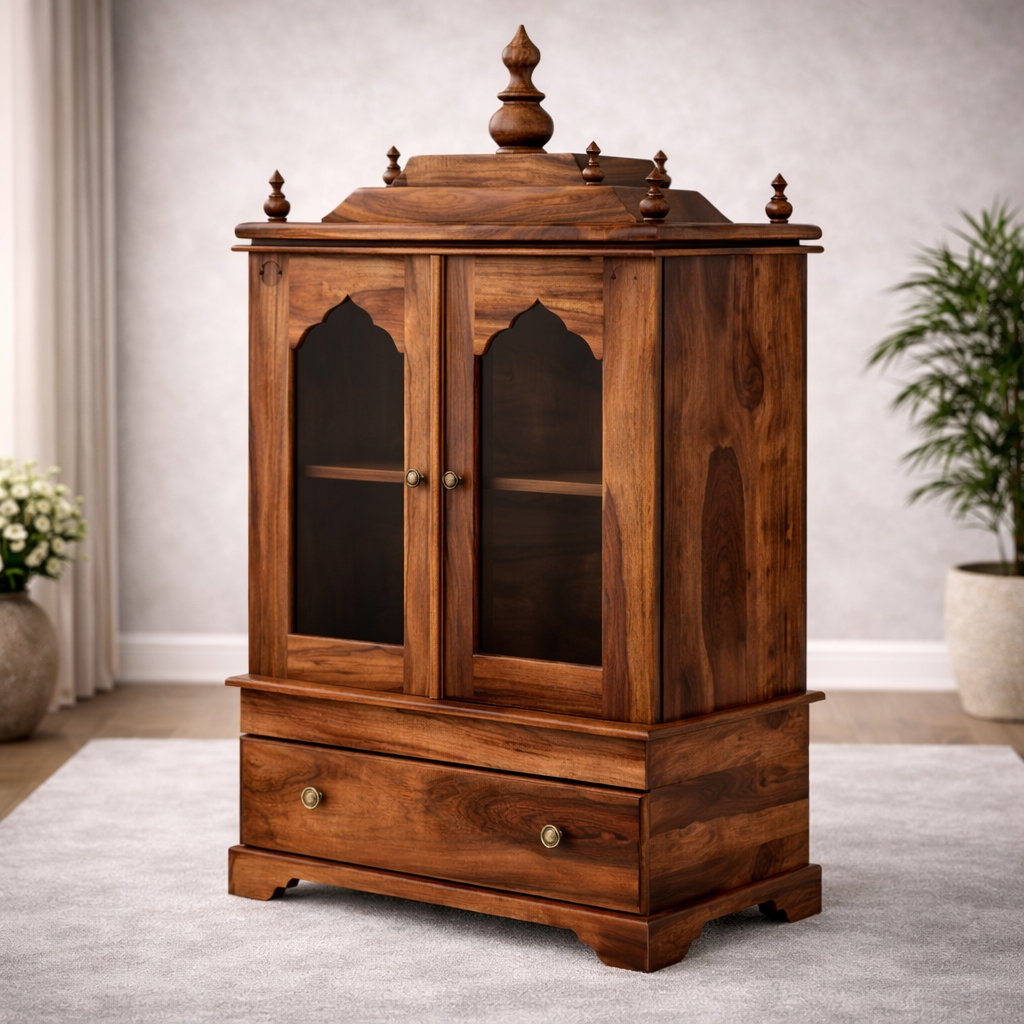The Artisan Heritage Cabinet Mandir