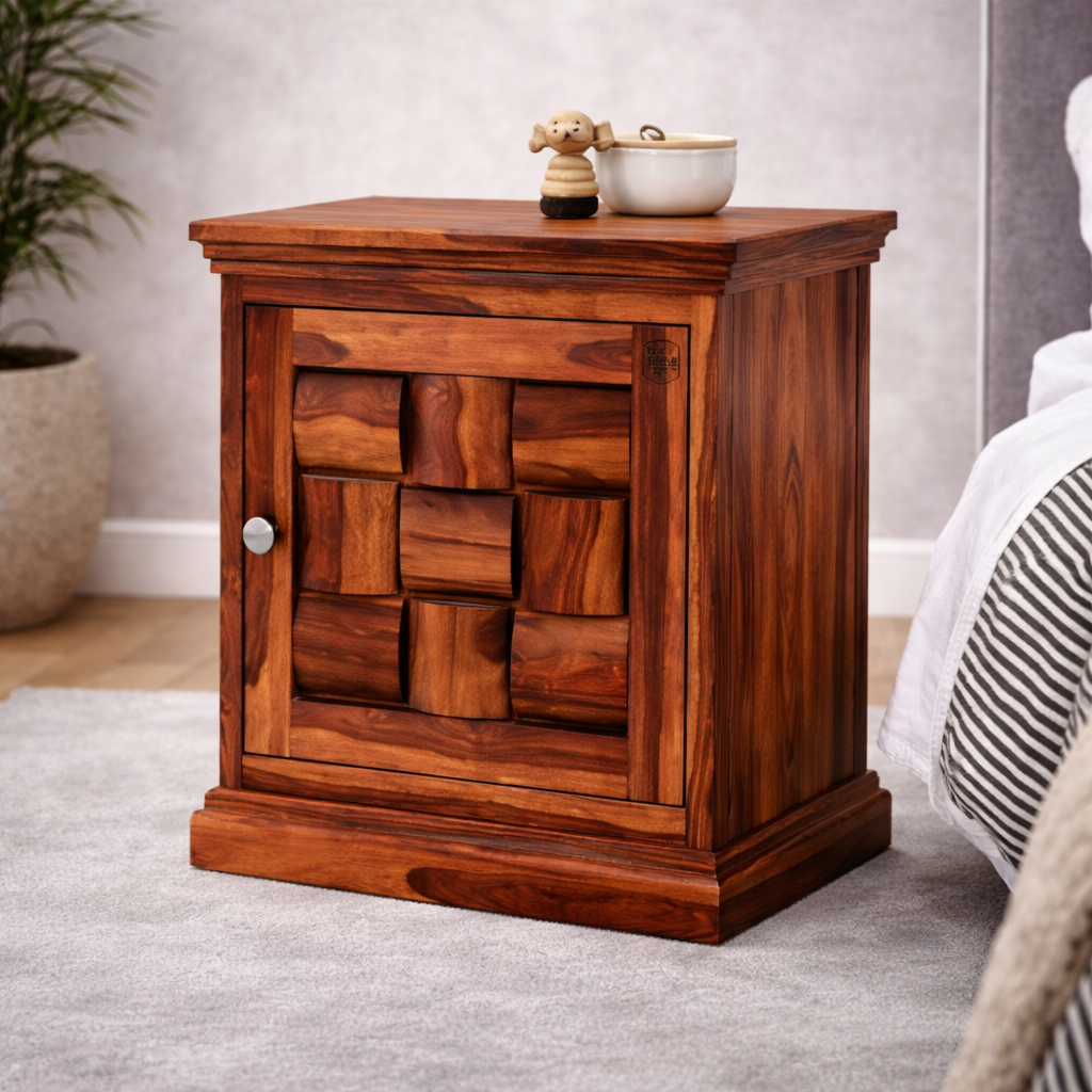 The Artisan Mosaic Cube Nightstand