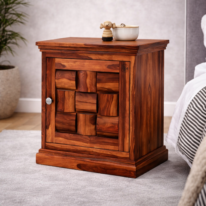 The Artisan Mosaic Cube Nightstand