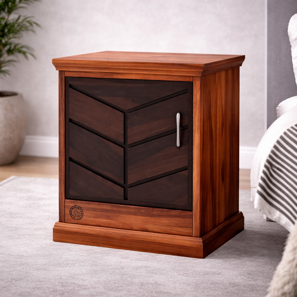 The Artisan Chevron Accent Nightstand