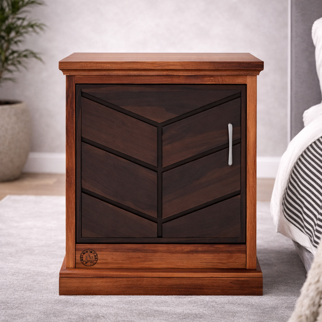 The Artisan Chevron Accent Nightstand