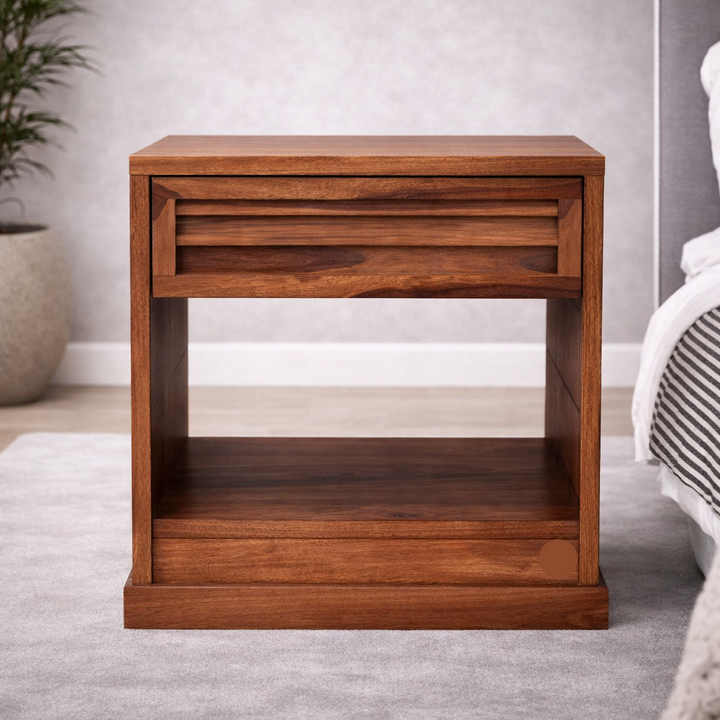 The Artisan Horizontal Slat Nightstand