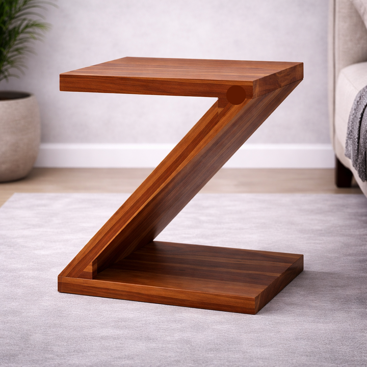 The Artisan Z-Frame Accent Side Table