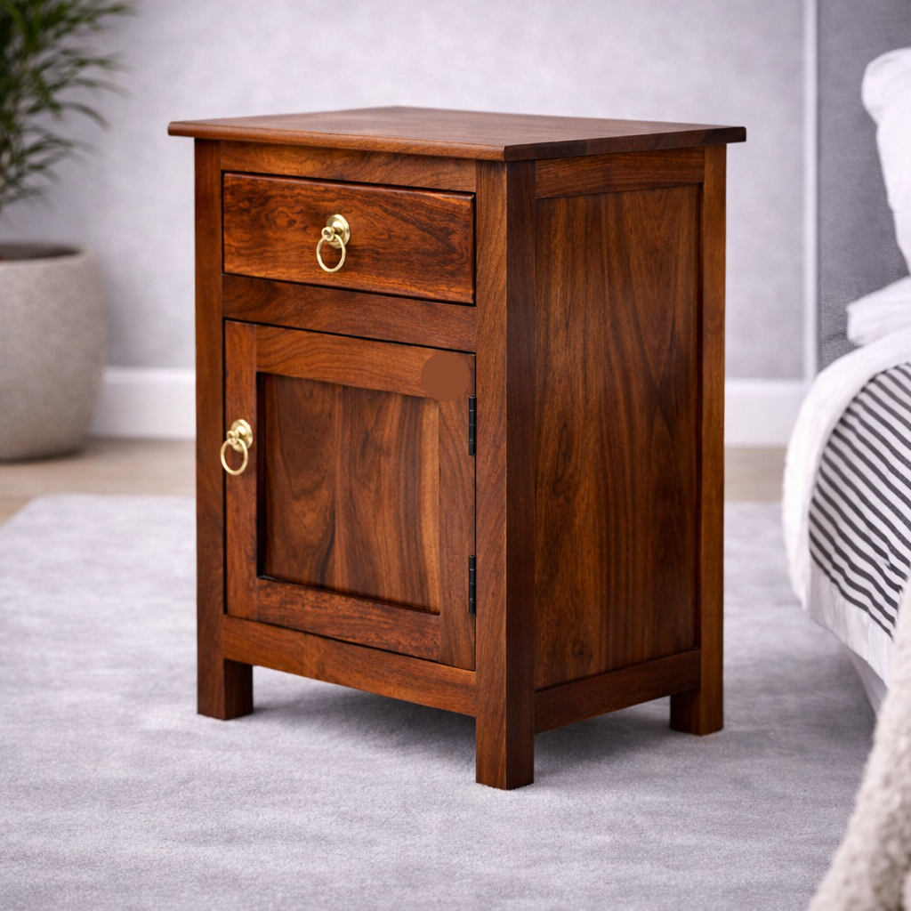 The Artisan Ring-Pull Cabinet Bedside table