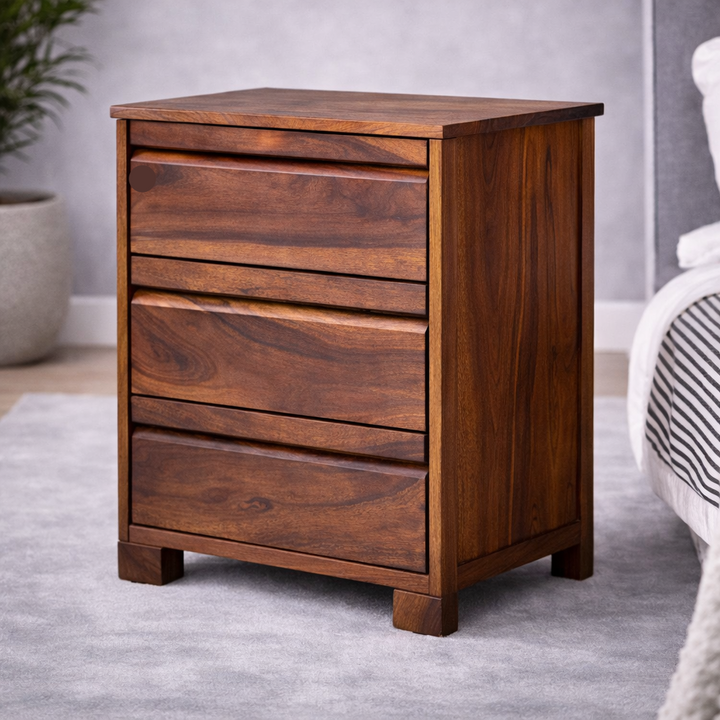 The Artisan Three-Drawer Essential Nightstand