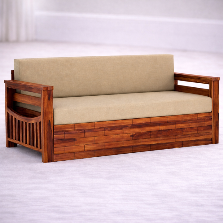 The Artisan Brick-Patterned Sofa Bed
