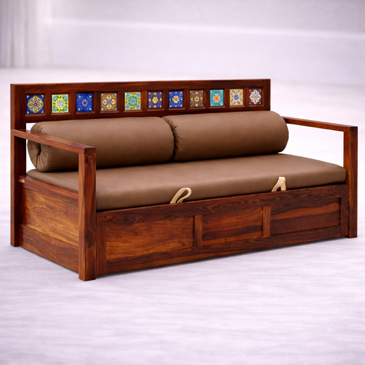 The Artisan Mosaic-Inlay Sofa Bed