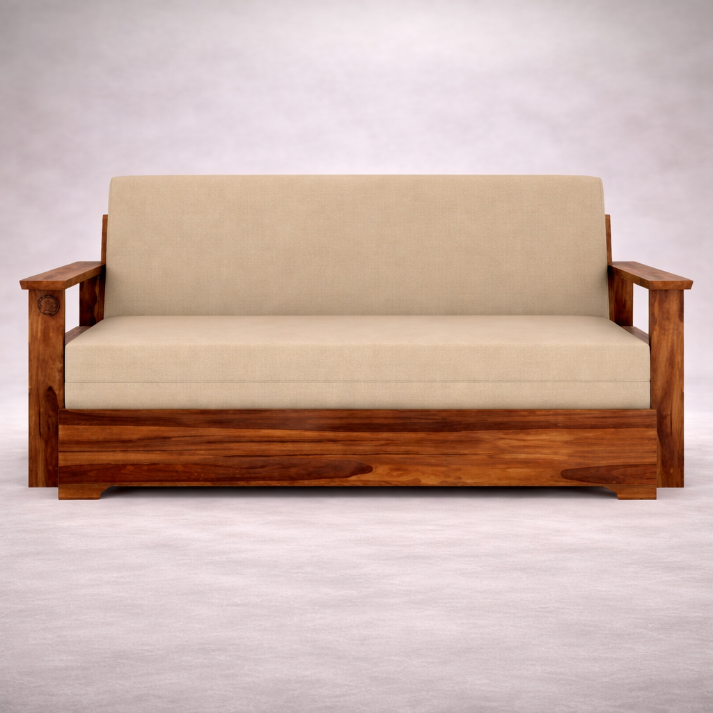 The Artisan Armrest-Storage Sofa Bed