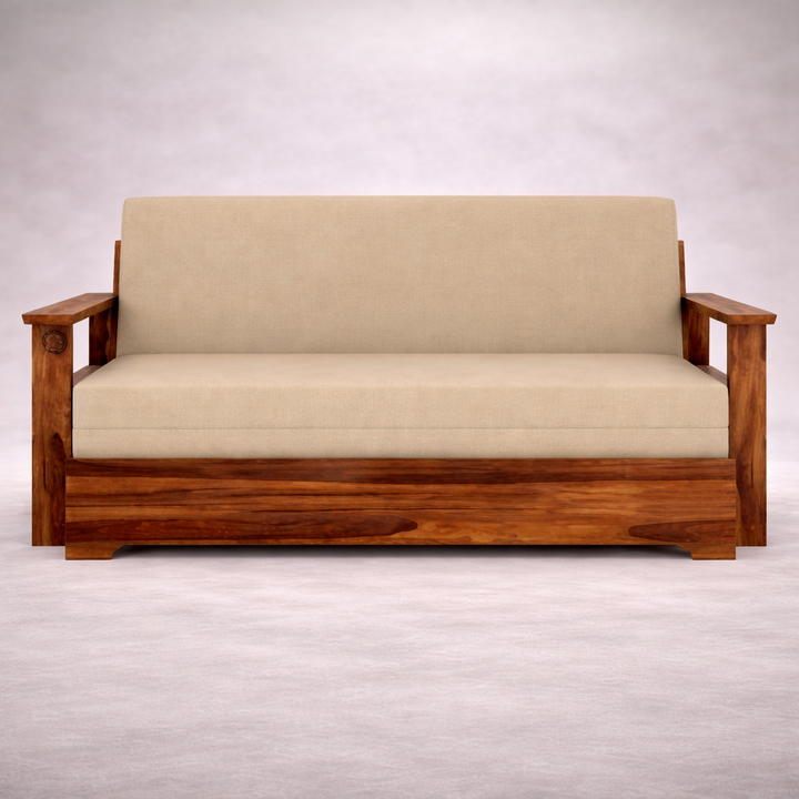 The Artisan Armrest-Storage Sofa Bed